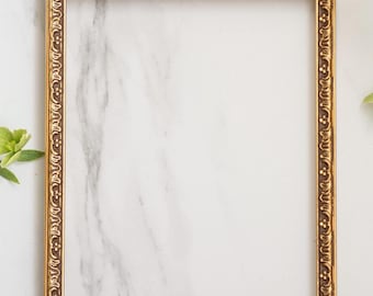 8x10 Inch (20x25 cm) Vintage Gold Ornate Wood Picture Frame