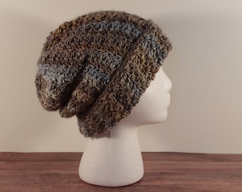 Patrón de gorro holgado informal de crochet para viernes, solo patrón de gorro de invierno para mujer y adolescente, patrón fácil, regalo para ella, patrón de gorro para niña