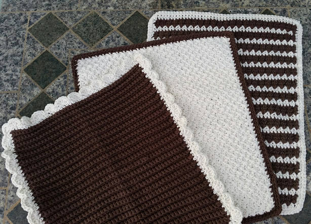 Retro Drying Mat - Crochet Drying Mat - Free Pattern - crochetcakes