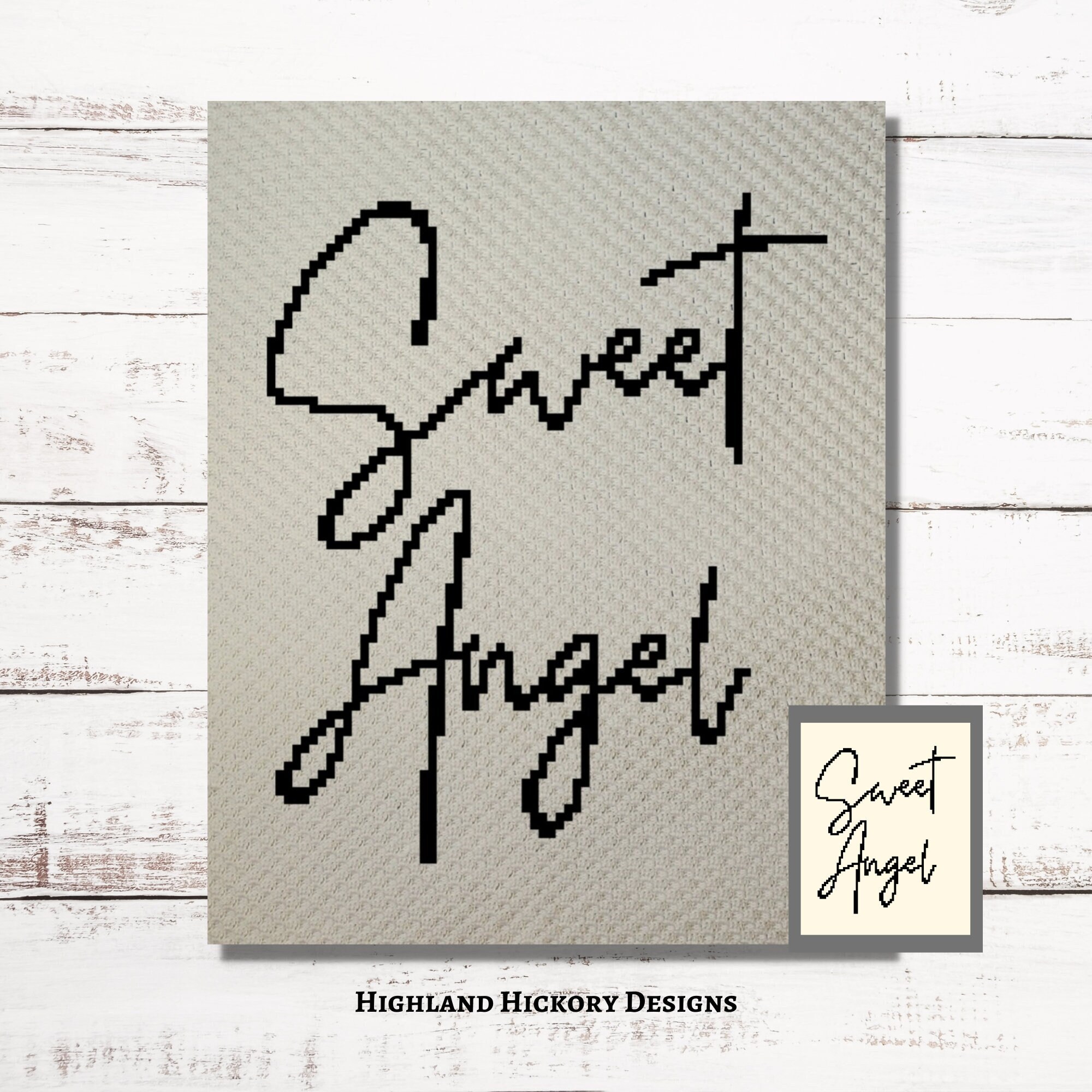 Sweet Angel Graph Crochet Pattern C2C, Mini C2c, Tss, Sc, Hdc, Dc ...
