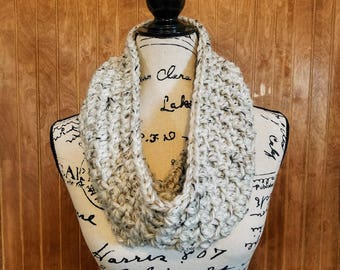 Crochet Pattern Aspen Tweed Cowl PATTERN ONLY womens winter wear infinity scarf circle scarf super chunky easy teenager teen one loop