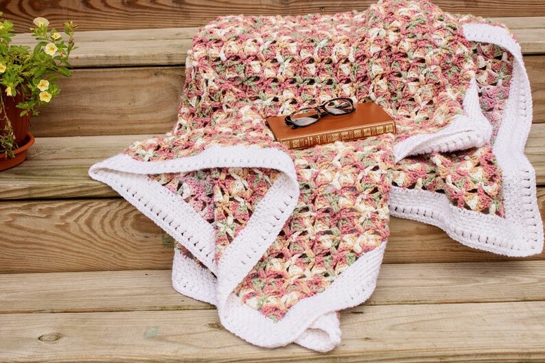 Crochet Iris Lapghan PATTERN ONLY Wheelchair Afghan Baby Etsy