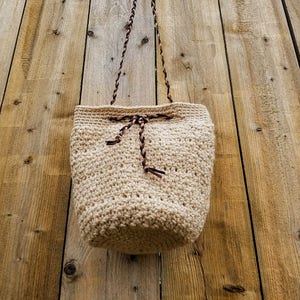 Crochet Boho Braided Bucket Bag PATTERN ONLY Shoulder Purse - Etsy