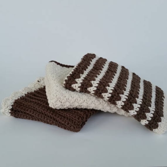 Crochet 3 Dish Drying Mats Or Dish Towels Pattern Only Pdf Etsy