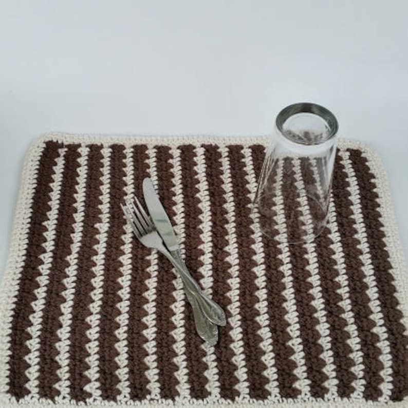 Crochet 3 Dish Drying Mats or Dish Towels PATTERN ONLY Pdf Etsy