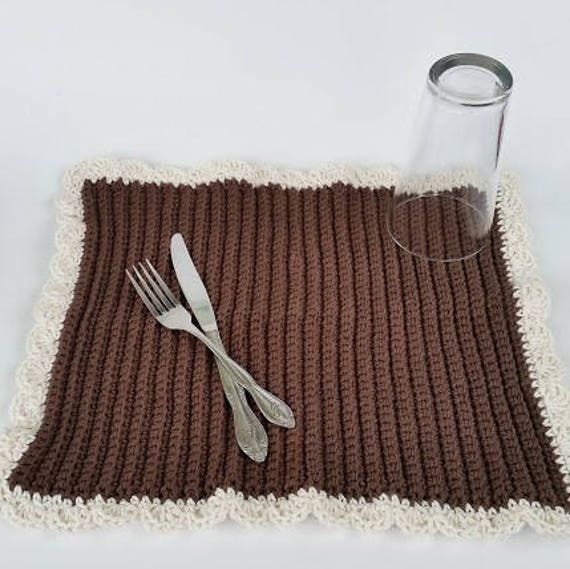Crochet 3 Dish Drying Mats or Dish Towels PATTERN ONLY Pdf Instant