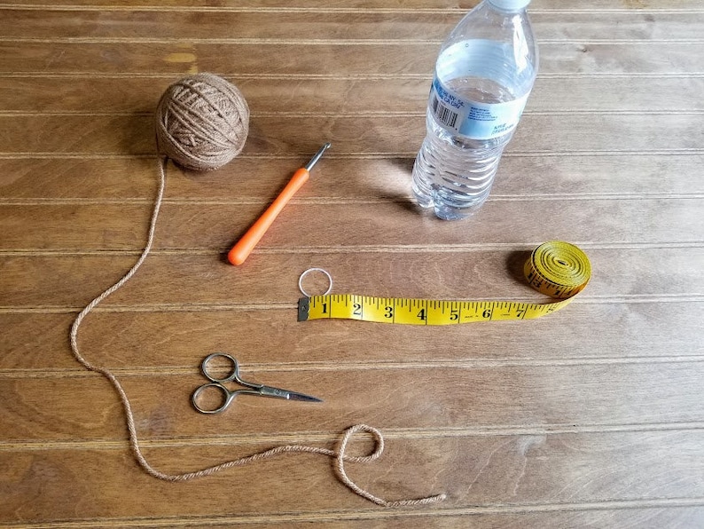 Crochet Upcycled Acorns PATTERN ONLY Fall Decor Autumn Decorations Ornaments small photo frame napkin ring garland country rustic image 7