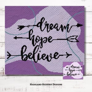 Dream Graph Crochet Pattern C2C, Mini c2c, tss, sc, hdc, dc Graphgan With Written Instructions, Corner to Corner PDF&#39;s tapestry crochet