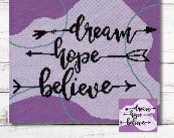 Dream Graph Crochet Pattern C2C, Mini c2c, tss, sc, hdc, dc Graphgan With Written Instructions, Corner to Corner PDF's tapestry crochet