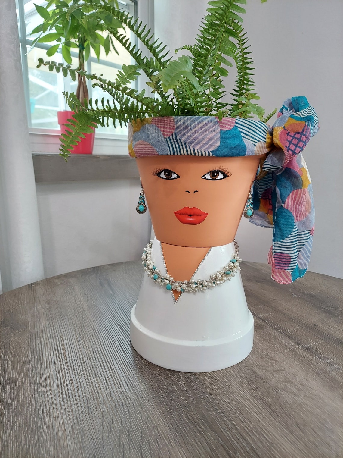 XL Head Planter Bust Planter Face Planter Pot Head with Etsy
