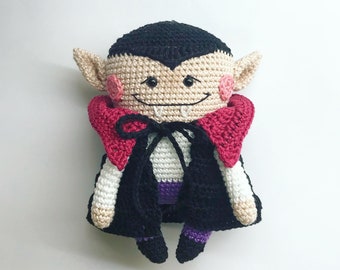 Crochet Pattern - Paco the Vampire