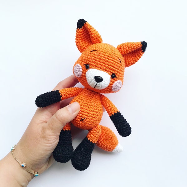 Patron au crochet - Goutte de pluie le petit renard