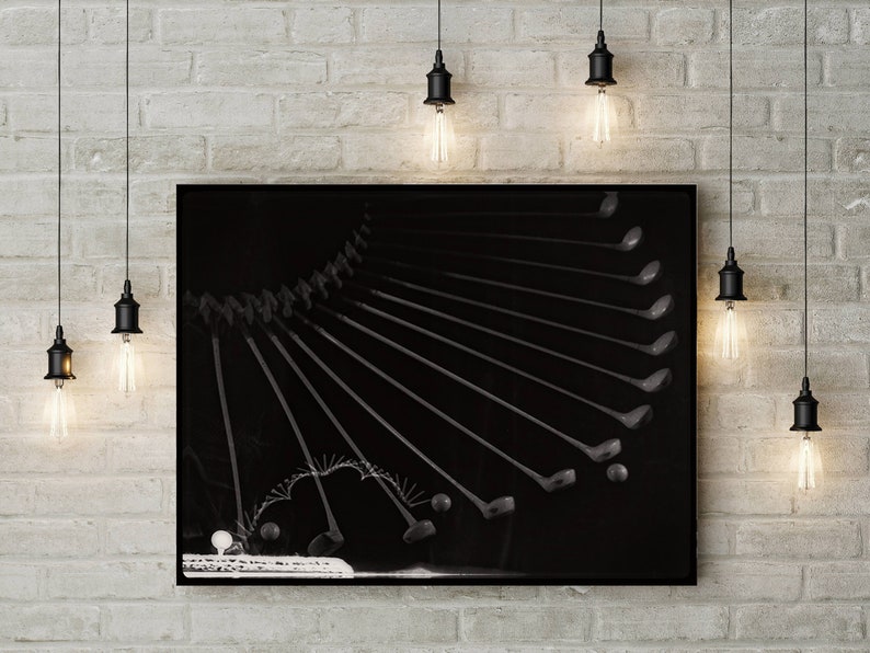 Harold Edgerton Golf Swing Photo The Masters Champion Fine Art Print Golf Poster Pro Shop Gifts Dad Gift Office Print Golf Decor
