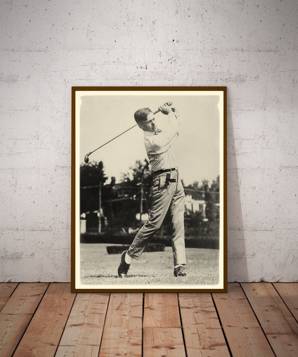 「Bobby Jones（ボビージョーンズ）サイン入フォト」額付写真 ゴルフ Bobby Jones（ボビージョーンズ）サイン入フォト」額付写真 ゴルフ