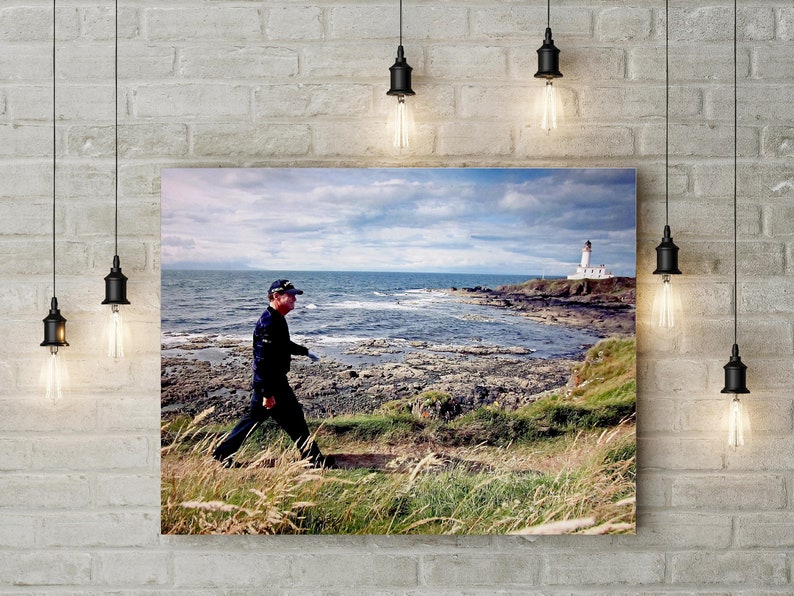 Tom Watson Turnberry Photo The Open Golf Print Golfer Gift Fine Art Print Golf Poster Photo Golf Pro Shop Dads Gift Office Print