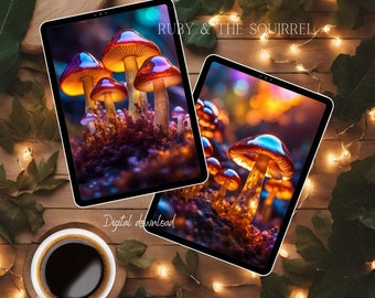 x2 Glass mushrooms package HD download