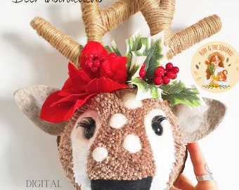 Pompom LARGE deer instructions