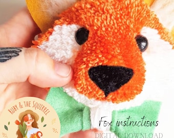 Pompom fox instructions