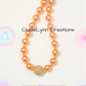 Girls Chunky Bubblegum Necklace, Toddler Necklace, Girls Necklace, Jewelry, Girls Bubblegum Necklace, Little Girl Chunky Jewelry
