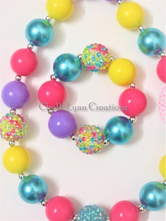 Little girl chunky necklaces sale