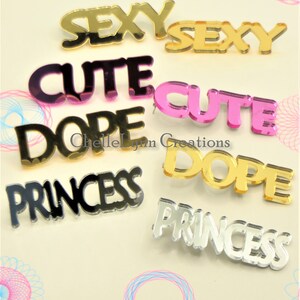 Tween Acrylic Mirror Word Earrings, Big Girls Name Earrings, Acrylic Jewelry, Name Acrylic Earrings, Tween Jewelry, Ladies Jewelry