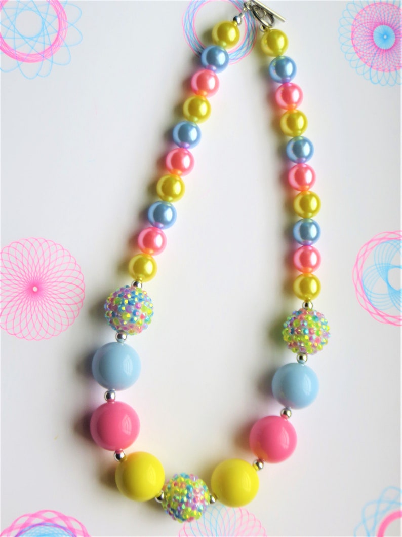 Girls Chunky Bubblegum Bracelet Toddler Jewelry Girls Beaded | Etsy