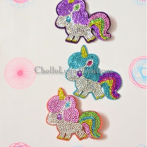 Unicorn Hair Clips, Girls Hair Accessories, Girls Hair Barrettes