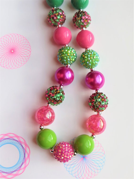 Chunky bubblegum necklace discount