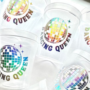 Disco Bachelorette Cups | Dancing Queen Cups | Disco Bachelorette Favors | Last Disco Cups | Disco Favors | Retro Cups | Bachelorette Weeken