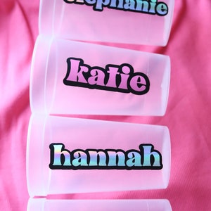 Retro Bachelorette | Personalized Bachelorette Favors | Disco Bachelorette | Bachelorette Cups with Names | Last Disco Bachelorette | Favors