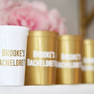 Bachelorette Party Cups | Bachelorette Party Favors | Personalized Bachelorette Party Gifts | Customized  Bach Party | Trendy Bachelorette