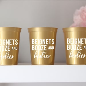 New Orleans Bachelorette Party Cups / NOLA Bachelorette / Bach Party Favors Gifts / Personalizado / Personalizado Bach Party / Despedida de soltera