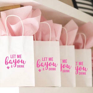 New Orleans Bachelorette Party Gift Bags | Bachelorette Gift Bags | Bachelorette Bags | Bachelorette Party Favors | Personalized | NOLA