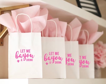 New Orleans Bachelorette Party Gift Bags | Bachelorette Gift Bags | Bachelorette Bags | Bachelorette Party Favors | Personalized | NOLA