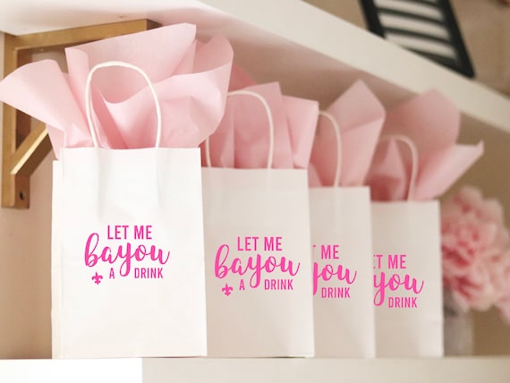 New Orleans Bachelorette Party Gift Bags | Bachelorette Gift Bags | Bachelorette Bags | Bachelorette Party Favors | Personalized | NOLA