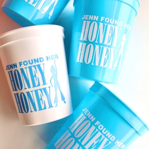 She Found her Honey Honey | Mamma Mia Bachelorette Cups | Dancing Queen Cups | Disco Bachelorette Favors | Last Disco Cups | Disco