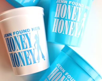 She Found her Honey Honey | Mamma Mia Bachelorette Cups | Dancing Queen Cups | Disco Bachelorette Favors | Last Disco Cups | Disco