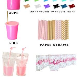 NAMES on BACK Bachelorette Party Cups Add On Names on Back Add this to Cart image 2