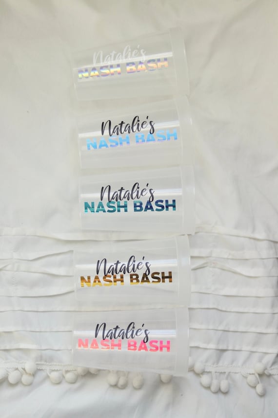 Nash Bash | Nashville Bachelorette Party Cups | Bachelorette Party Favors | Personalized Bachelorette Party Gifts | Customized  Bach Party