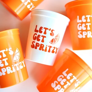 Spritz Bachelorette | Let&#39;s Get Spritzy | Amalfi Coast Bachelorette | Italy Bachelorette Party Favors | Spritz Bachelorette | Apperitivo