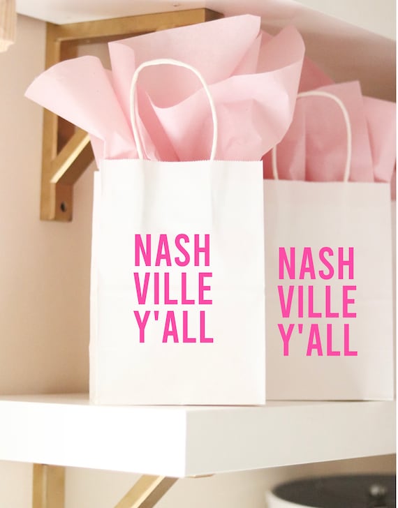 Nashville Bachelorette Party Gift Bags | Nash Bash Favors | Bachelorette Gift Bags | Bachelorette Bags | Bachelorette Party Favors | Nash