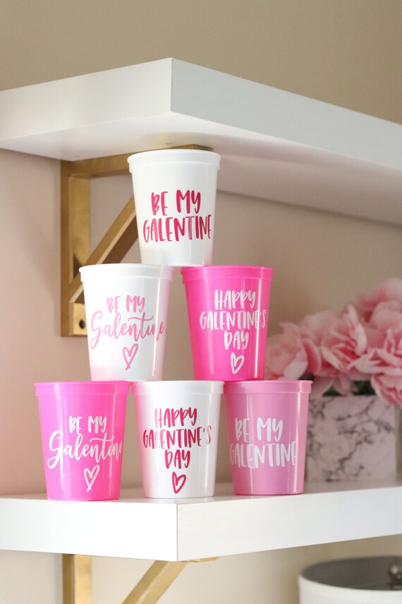 Be My Galentine Cup | Valentine’s Day Favors | Galentine’s Day Cups | Galentine’s Day Favors | Be my Galentine | Galentine’s Day Brunch |