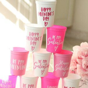 Be My Galentine Cup Valentines Day Favors Galentines Day Cups Galentines Day Favors Be my Galentine Galentines Day Brunch image 9