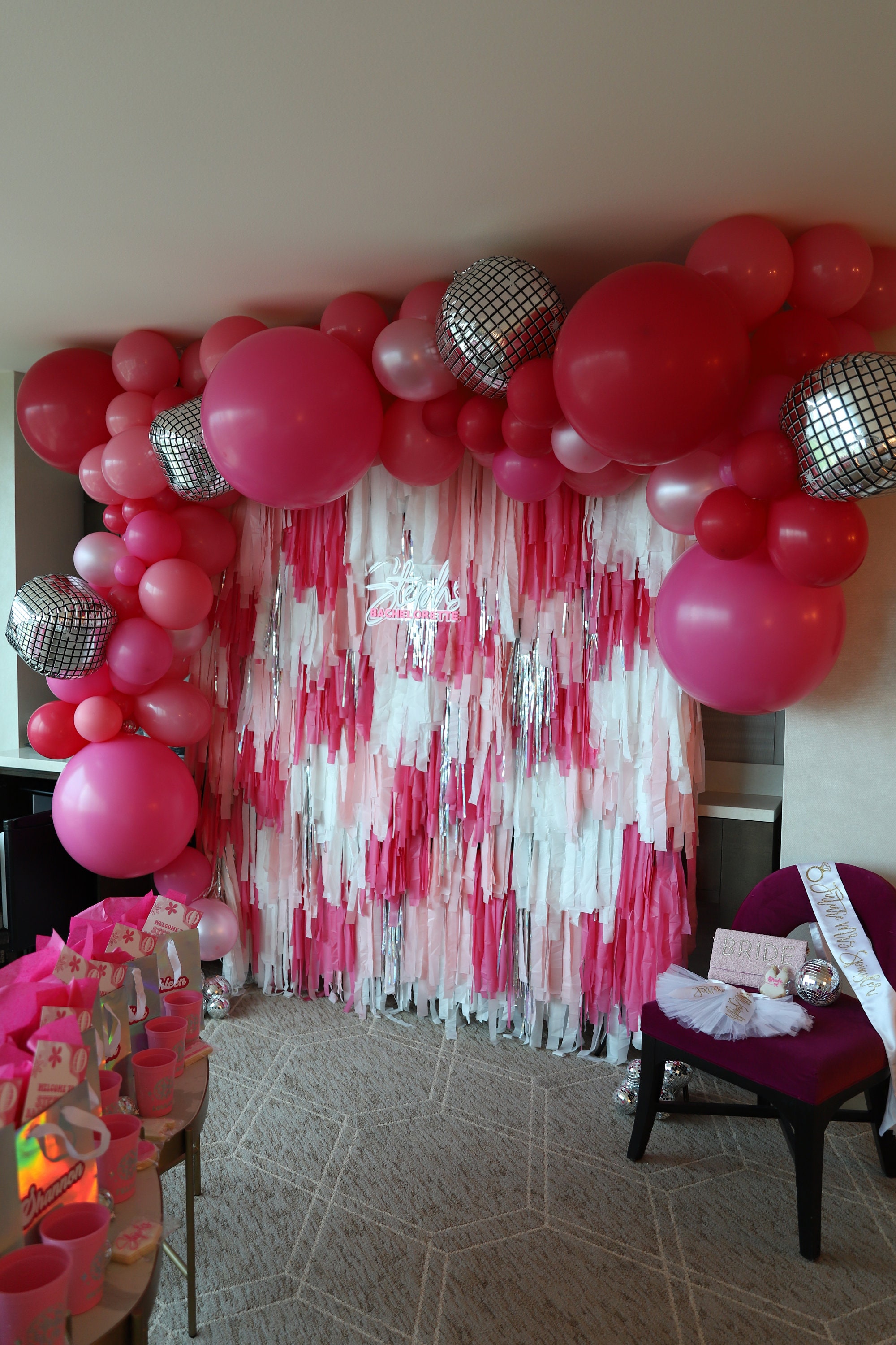 Fringe Backdrop, Streamer Backdrop, Pastel Backdrop, Birthday