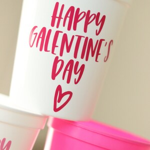 Be My Galentine Cup Valentines Day Favors Galentines Day Cups Galentines Day Favors Be my Galentine Galentines Day Brunch image 4