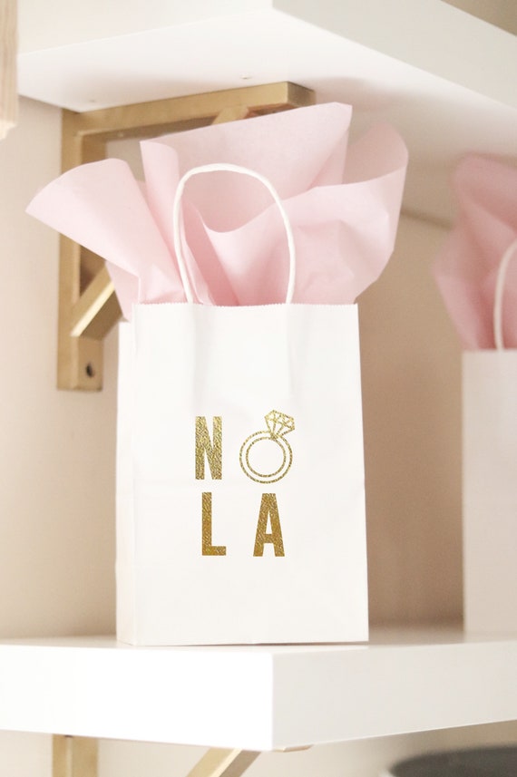 New Orleans Bachelorette Party Gift Bags | Bachelorette Gift Bags | Bachelorette Bags | Bachelorette Party Favors | Personalized | NOLA