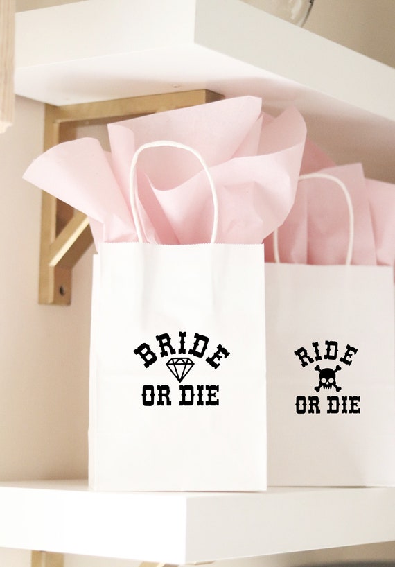 Ride or Die Favors | Bride or Die Favors | Ride or Die Bachelorette Party Gift Bags  | Ride or Die Party Favors | PersonalizedGift Bags