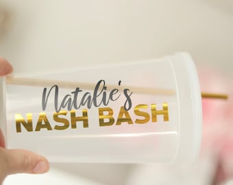 Nash Bash | Nashville Bachelorette Party Cups | Bachelorette Party Favors | Personalized Bachelorette Party Gifts | Customized  Bach Party