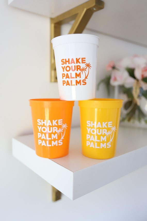 Shake Your Palm Palms Bachelorette | Beach Bachelorette | Beach Bachelorette Cups | Beach Favors | Palm Tree Favors | Beach Cups | Palm Palm