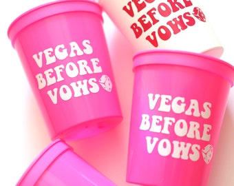 Vegas Before Vows | Vegas Bachelorette Cups | Vegas Bachelorette Favors | Vegas Favors | Vegas Cups | Las Vegas Bachelorette | Las Vegas